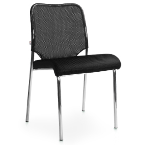 Стул Amigo chrome в черной обивке